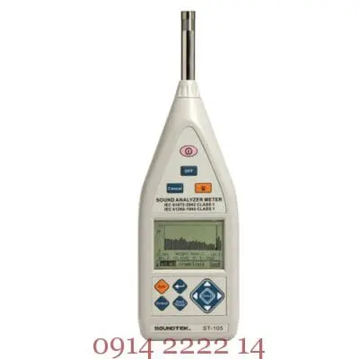 Máy đo phân tích tiếng ồn Tenmars ST-105 32 Máy đo phân tích tiếng ồn Tenmars ST-105