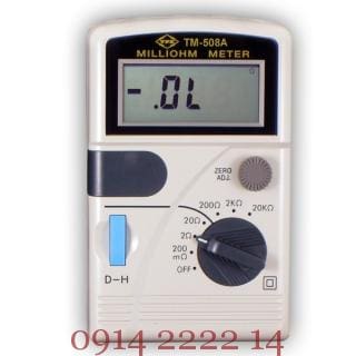 Máy đo điện trở thấp Tenmars TM-508A