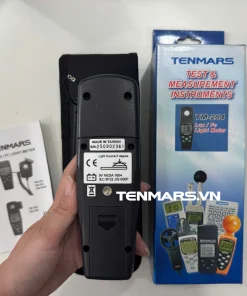 Máy đo cường độ ánh sáng Tenmars TM-204 7 Mặt sau máy đo lux Tenmars TM-204