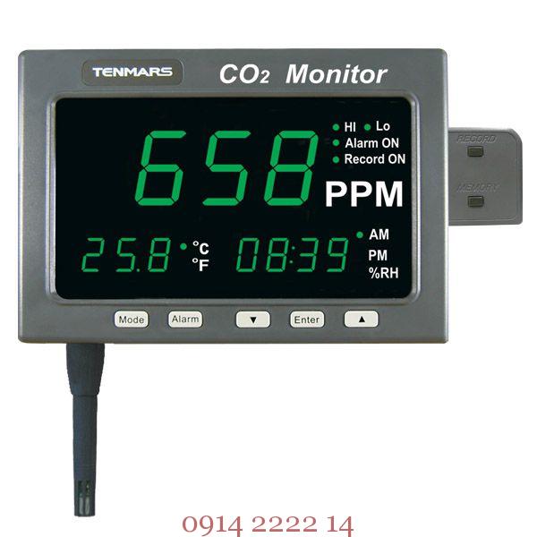 Đồng hồ đo khí CO2 Tenmars TM-186D