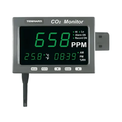 Máy đo khí CO2 nhiệt độ Tenmars TM-186 2 Máy đo khí CO2 nhiệt độ Tenmars TM-186