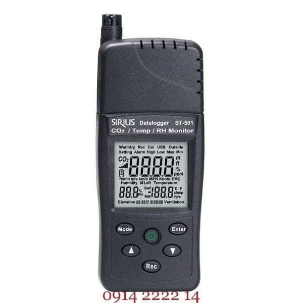 Máy đo nhiệt độ độ ẩm và khí CO2 Tenmars ST-501