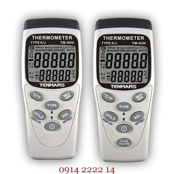 Máy đo nhiệt độ kiểu K Tenmars TM-80N