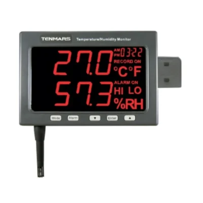 Máy đo nhiệt độ độ ẩm Tenmars TM-185 2 Máy đo nhiệt độ độ ẩm Tenmars TM-185