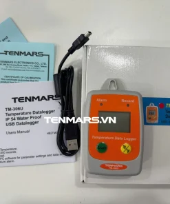 Nhiệt kế tự ghi Tenmars TM-306U 5 Bộ sản phẩm nhiệt kế tự ghi Tenmars TM-306U