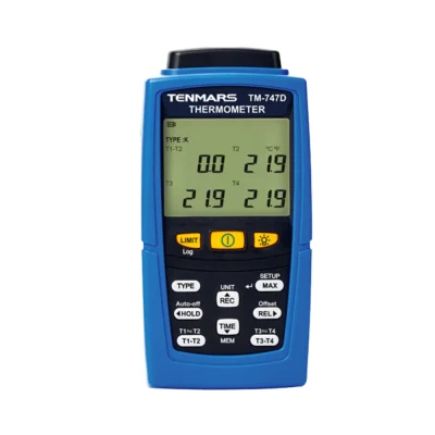 Nhiệt kế tự ghi 4 kênh Tenmars TM-747D Nhiệt kế tự ghi 4 kênh Tenmars TM-747D