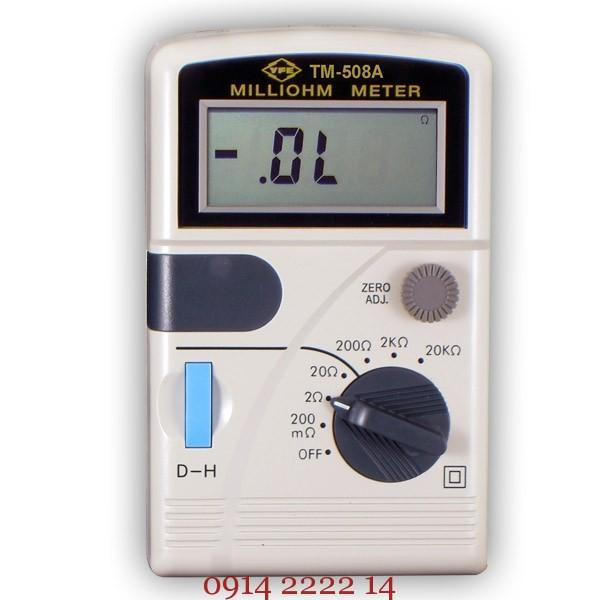 máy đo điện trở thấp Tenmars TM-508A