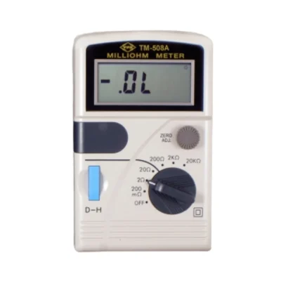 Máy đo điện trở thấp Tenmars TM-508A 2 Máy đo điện trở thấp Tenmars TM-508A