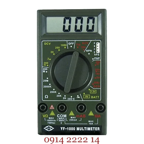 Đánh giá đồng hồ vạn năng Tenmars YF-1000 Reviews 1 Đánh giá đồng hồ vạn năng Tenmars YF-1000 Reviews