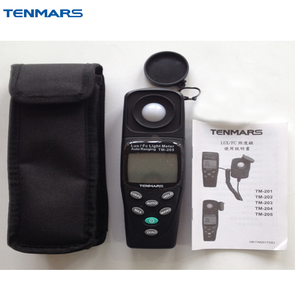 Review máy đo cường độ ánh sáng Tenmars TM-205
