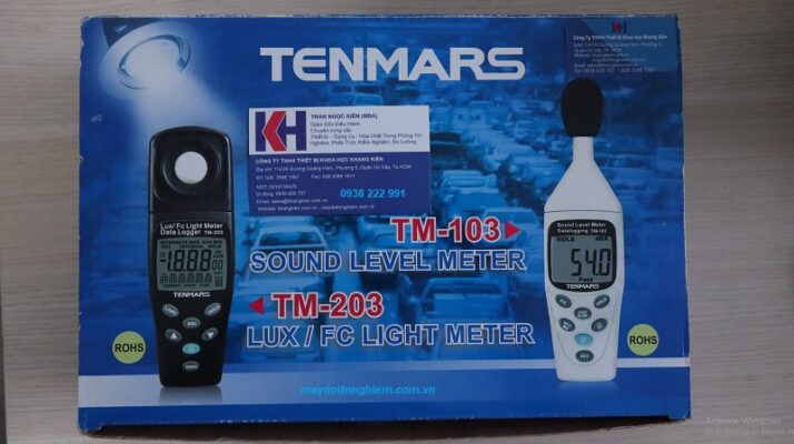 Sản phẩm máy đo ánh sáng Tenmars