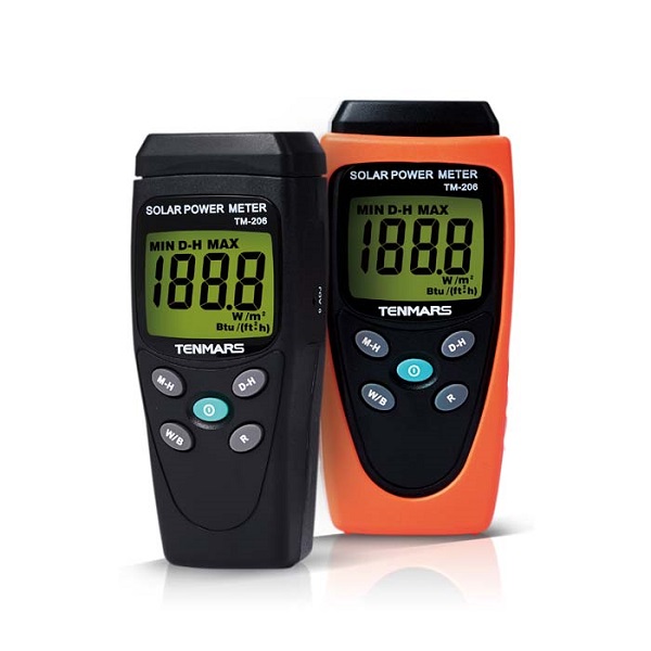 Thiết bị đo bức xạ mặt trời Tenmars TM-206Thiết bị đo bức xạ mặt trời Tenmars TM-206