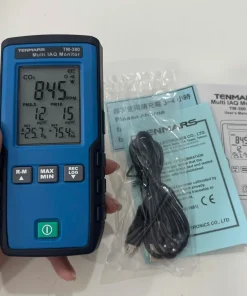Thiết bị đo chất lượng không khí Tenmars TM-380 mặt trước