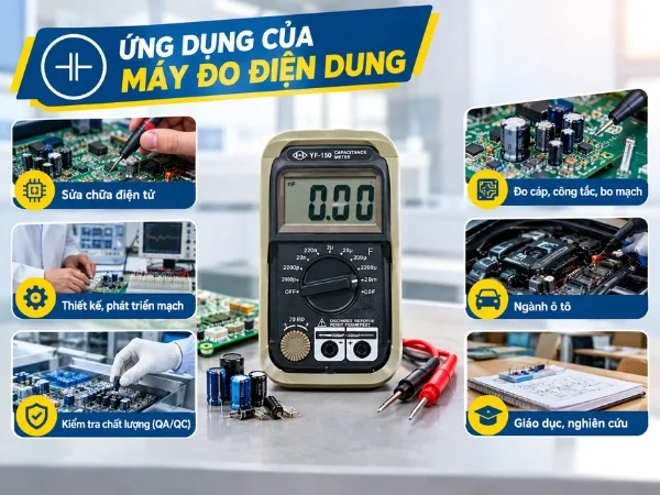 Ứng dụng của máy đo điện dung